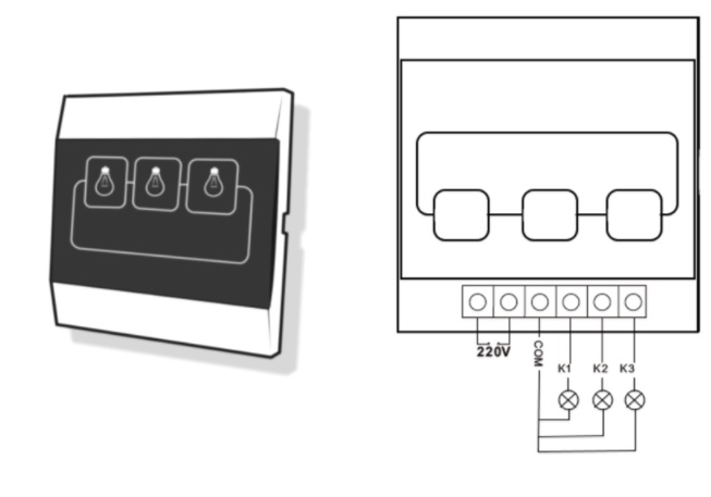 Подключение контактов SWITCHER